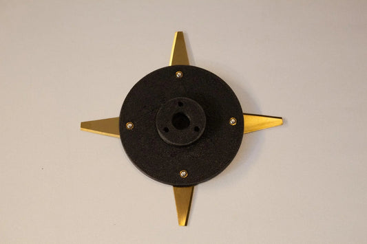 Carbon Fiber Mammotion Yuka 4 Blade Disks (discs) NO STUCK BLADES - Xmow