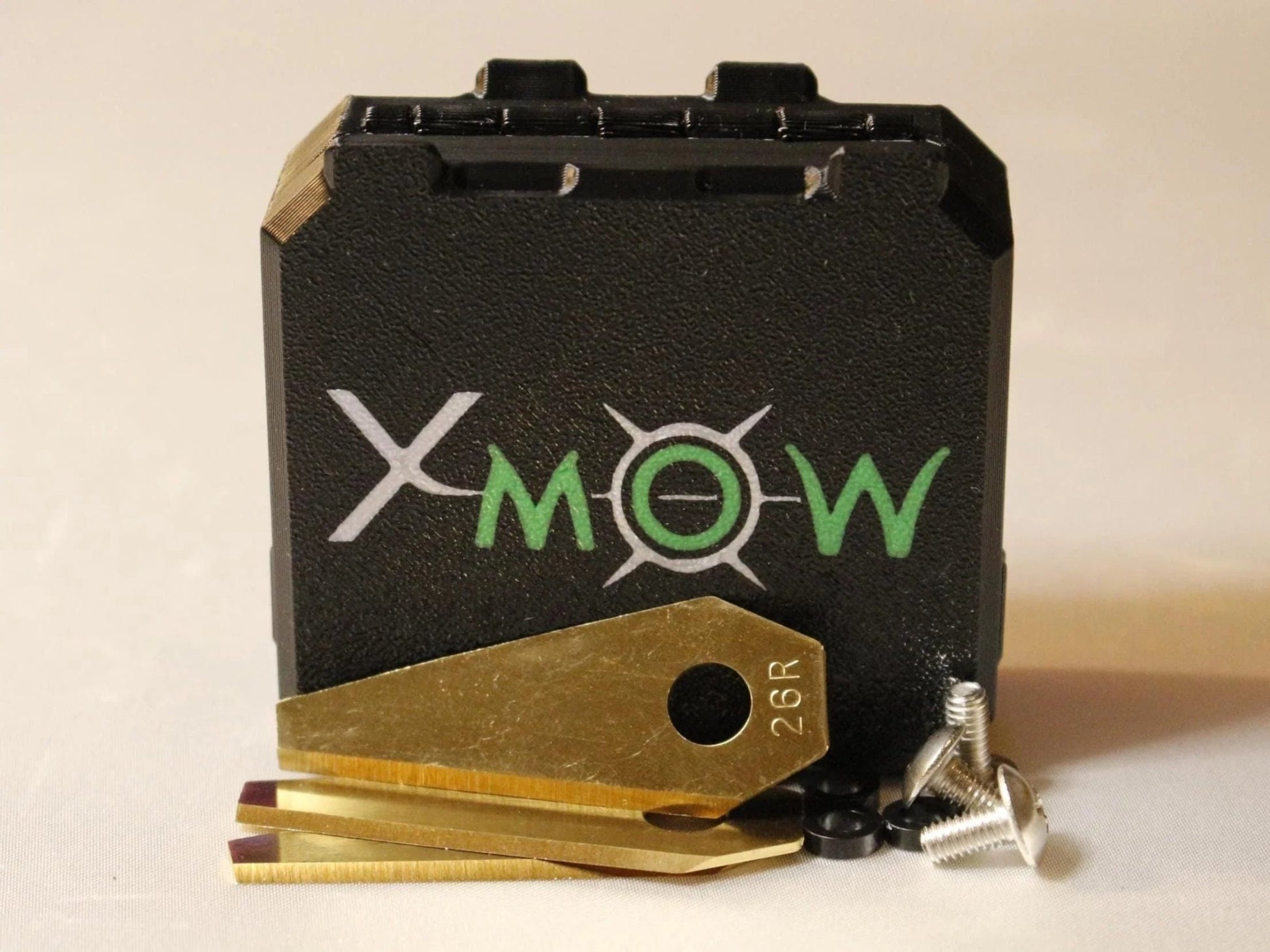 24 Titanium Plated Blades for Carbon Fiber Mammotion Luba Blade Disks (discs) NO STUCK BLADES - Xmow